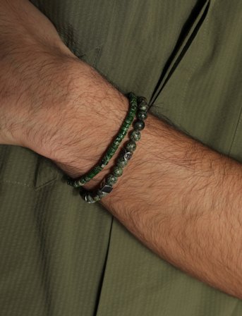 Samie Evolution Slim Bracelet - Green - 19 cm