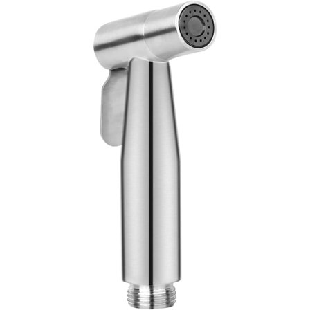 Håndholdt bidetbruser Højtryks håndholdt bidetbruser Premium børstet rustfrit stål bruser Bidet vandbesparende brusehoved