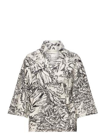 Dritaiw Blouse Bluse Langermet Creme InWear*Betinget Tilbud