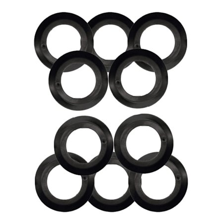 Gummipakninger for kjøkkenvask, 10 stk.