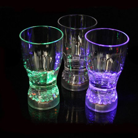 Blinkende kopper, LED blinkende kopper, lysende kopper til barer, natklubber og festdrikke