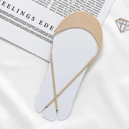 4 Par Kvindes Slingback Liner Sokker Forfodspude Tå-dækket Lav Snit No Show Sok