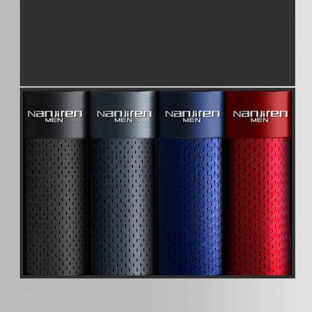 Boxershorts Herr Boxer Herr Underkläder Herr Underkläder Boxers Homme Ice Silk Mesh Boxershorts Plus Size Trosor Sexiga kalsonger 4-4 XXXL 70-80KG