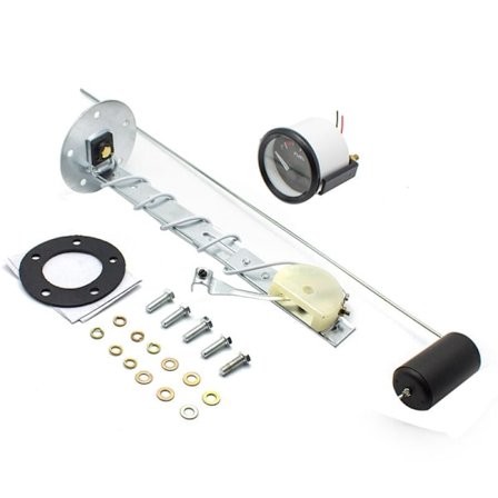 Auto Brændstofniveau Måler 0-90Ohms 12V/24V Tank Niveau Måler 52Mm Universal Bil Marine
