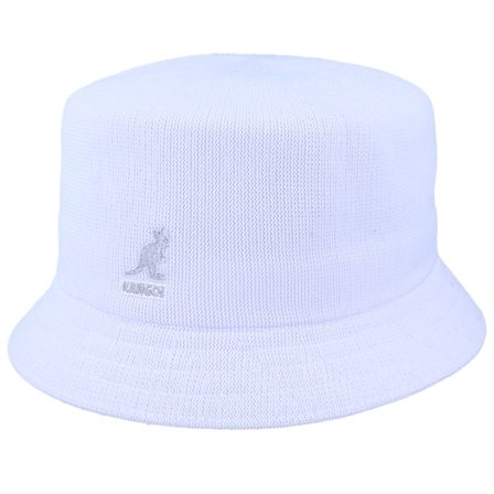 Kangol - White - bucket - Hat - Tropic Bin White Bucket - Hatstore