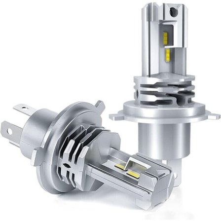 H4 LED-polttimo, 6500K valkoinen, 24 V auton kauko-/lähivalojen muunnossarja. (2 kpl)