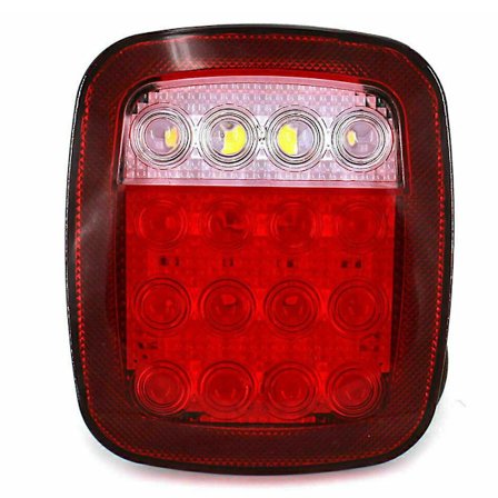 12V 16 LED Trailer Baglygter Anti-kollision Bagbremselampe til Køretøj