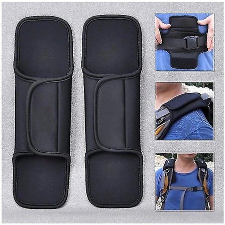 Wabjtam 1 pari liukueste pehmustettu tyyny olkahihnalle Sling Bag urheilu vyölaukku reppu