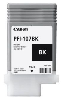Canon PFI-107 BK - fotosort - original - blekkbeholder