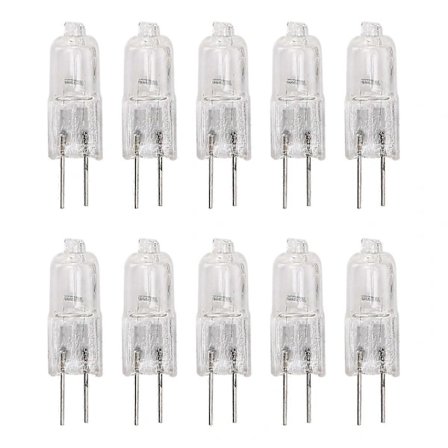 10 st G4 Halogenlampor 10W Varmvit