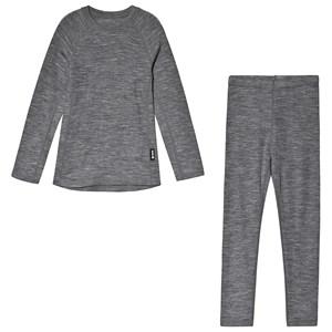 Reima Grey Melange Kinsei Thermal Set 120 cm (6-7 Years) - Baselayers - 120 cm (6-7 years) - Grey - Junge