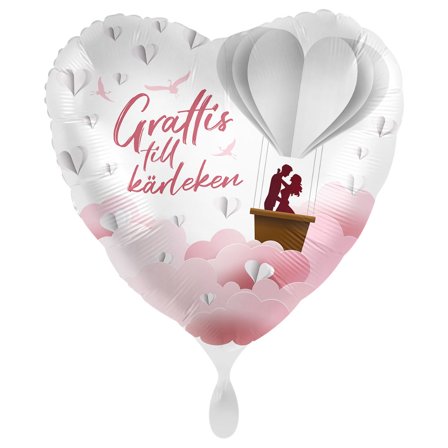 Grattis Till Kärleken Ilmapallo