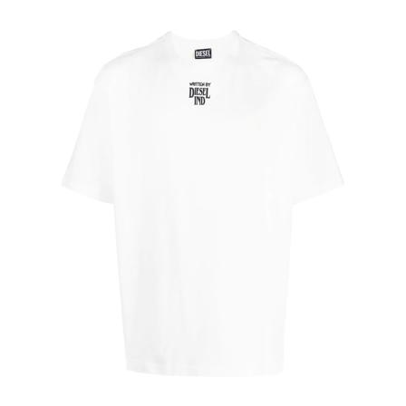 Diesel, T-Shirts Biały, Mężczyzna, Rozmiar: M