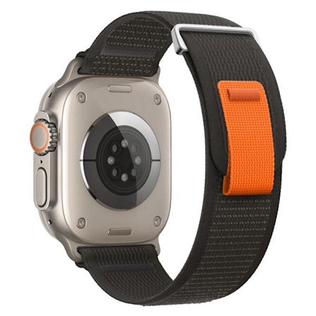 Kompatibel med Apple Watch-reim 44 mm 40 mm 45 mm 41 mm 42 44 45 mm Sportarmbånd iwatch Ultra 2 49 mm serie 9 8 se 7 6 5 4 3 svart 0