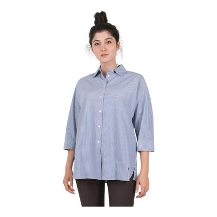 Max Mara Weekend Shirts Blå, Dame Skjorter