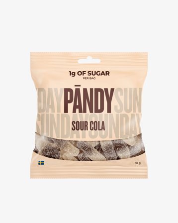 Pändy Candy, Sour Cola - 50g, Helsekost & Matvarer, Matvarer, Snacks & godteri
