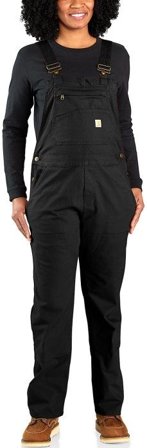 Carhartt Workwear Carhartt W's Ashland Loose Fit Denim Bib Overal Black