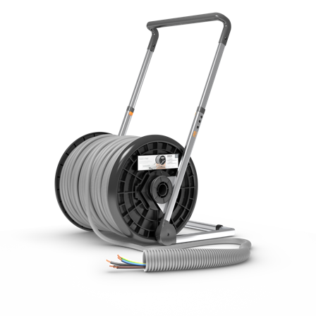 PM FLEX FQ Kabel forhåndslagt, halogenfri og flammesikret 300 m, 5G 1,5 mm², Stikkontakter & kabler