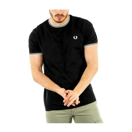 Fred Perry T-Shirts Sort, Herre
