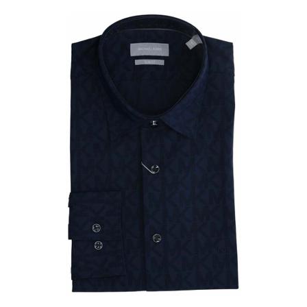 Michael Kors - Skjortor - Blå - Herr - Storlek: 5xl, Herr, Storlek: 5XL