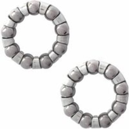 2x Stålkulelager for sykkel, 19mm 29mm 9 kuler 6,35mm Universal DIY sykkelkranksett