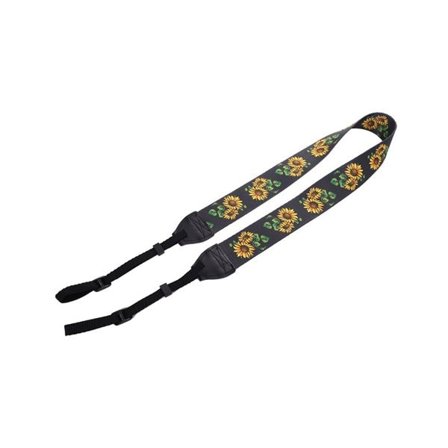 Kamerarem i retrodesign med solrosmotiv