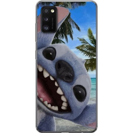 Kompatibel Mobilcover til Samsung Samsung Galaxy A41 Stitch-telefonetaske med palmer i sødt venskabsdesign.