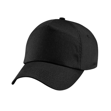Beechfield Barn/Barn Original 5 Panel Cap En Storlek Svart