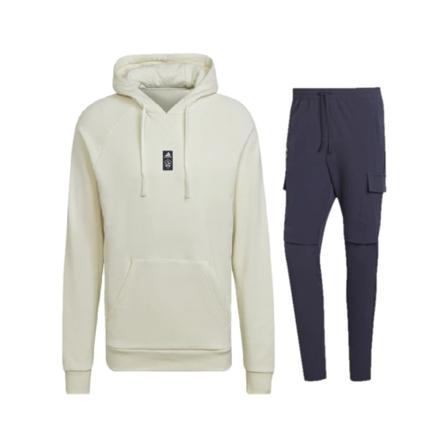 Adidas LA Galaxy Travel Trainingspak Senior , Beige , Heren , Maat: S Trainingspakken