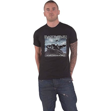 Iron Maiden 'the Writing On The Wall Single Cover' (svart) T-shirt