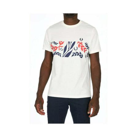 Fred Perry T-Shirts Hvid, Herre