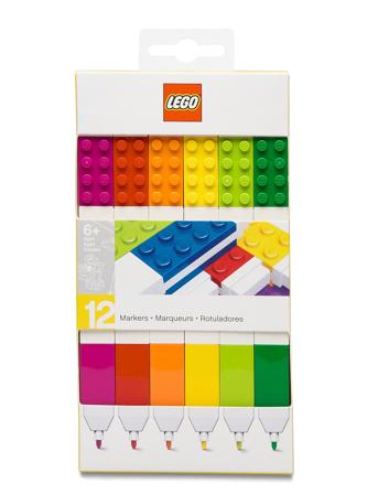 Lego Stati Ry Markers Toys Creativity Drawing & Crafts Drawing Coloured Pencils Multi/mønstret Euromic
