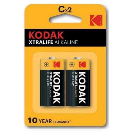 KODAK Set med 2 alkaliska batterier XTRALIFE LR14/C - 1,5V