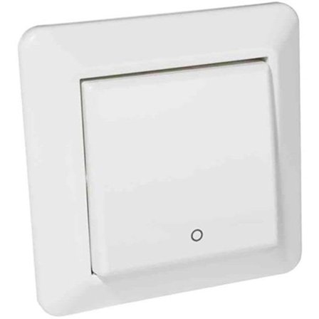 Elko RS16 Strömbrytare infälld, vit 2-pol, Strömbrytare & vägguttag