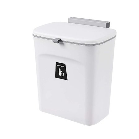 Roskakori Keittiöön ja Kylpyhuoneeseen, Kansi, Ripustus- tai Seisova Muovikompostiastia Kaappiin/Makuuhuoneeseen/Toimistoon/Leirintään