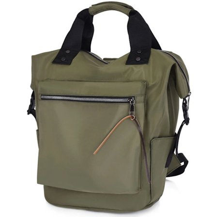 Casual Nylon Ryggsäck Dam Stor Kapacitet Rese Journal Väskor för Tonårsflickor Studenter Skolväska Handväska Daypack~01414