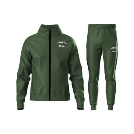 In Gold We Trust, The Gatlin Trainingspak Groen, Heren, Maat:M