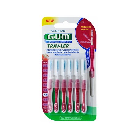 Gum Travler 1612 Scovolini 1,4mm 6 Pezzi