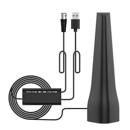 Choise Digital TV-antenn 300 miles räckvidd inomhus 1080P HD-signalförstärkt booster för fria kanaler