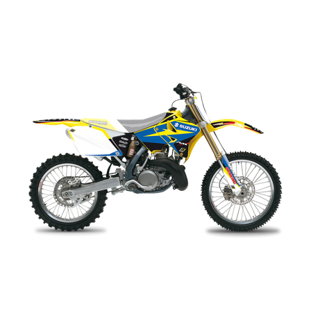 Kit Adesivi Blackbird Dream 4 Giallo-Blu-Nero - Suzuki RM 250 2001-2010