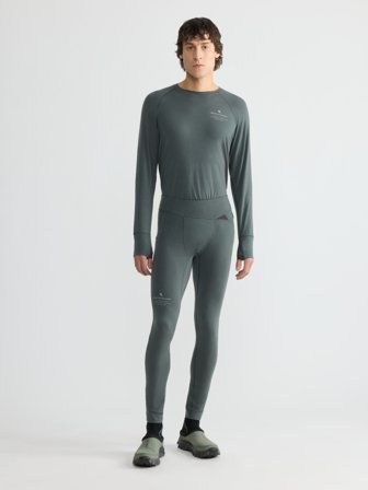 Klättermusen Fafne Long Johns Herr - Dark Teal - XXL