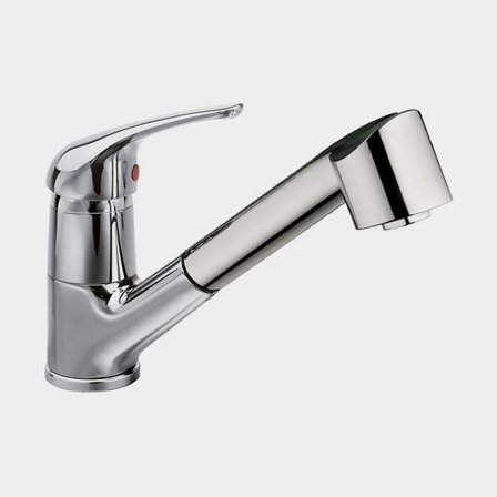 Kohoutková sprcha na loď, s otočným výtokem, 1/2" G (BSP), chromovaná mosaz