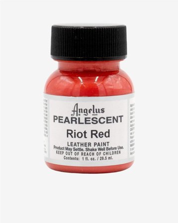 Angelus - Pearlescent Leather Paint - Riot Red