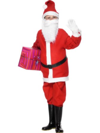 Klassisk Julemandskostume Børn