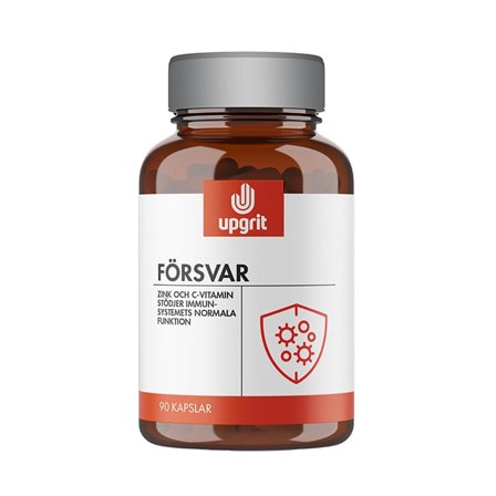 Upgrit Försvar Zink C-vitamin 90 kapslar