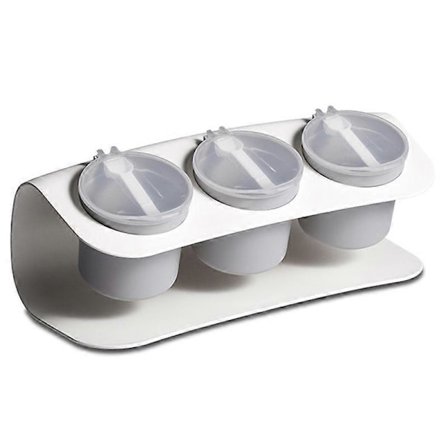 Krydderiopbevaringsboks Køkken Krydderikrukke, Krydderiopbevaringsbeholder til Krydderi Salt Sukker Oliekande, Krydderibeholder