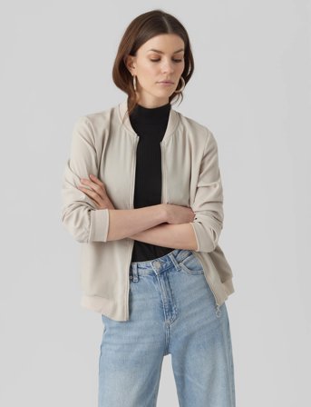 Vero Moda Vmcoco L/S Bomber Noos - Grey - L