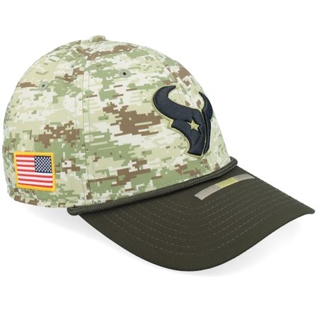 New Era - Houston Texans NFL 39THIRTY Salute To Service Camo Fitted Fitted Camo Cap - NFL @ Hatstore