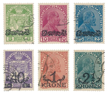 Liechtenstein 1920 - MICHEL 11/16 - Stemplet