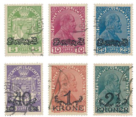 Liechtenstein 1920 - MICHEL 11/16 - Stemplet